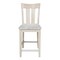 International Concepts Ava Counter Height Stool, 24" Seat Height, Unfinished S-132 - alternate 3